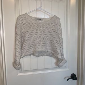 cropped forever 21 sweater